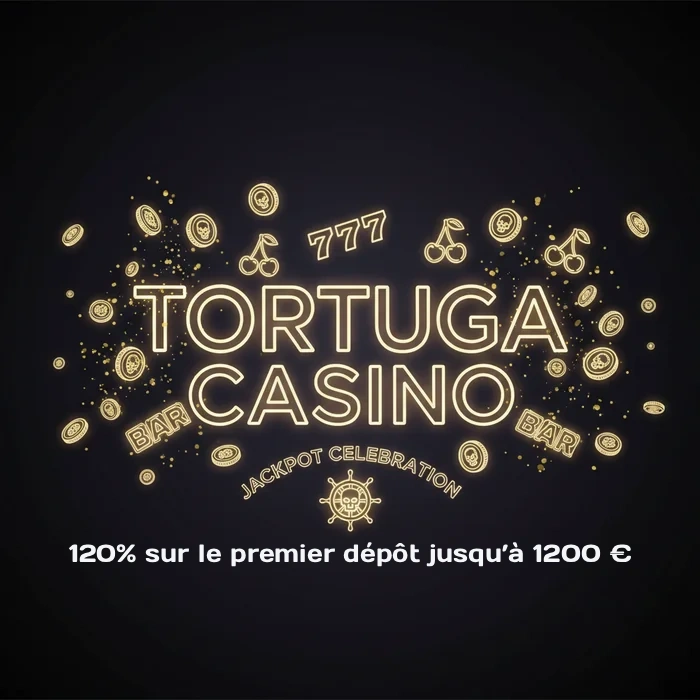 Bannière de la page d'accueil de Tortuga Casino